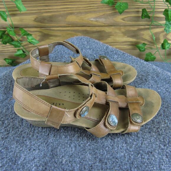 Cobb Hill Women's Gladiator Brown Leather Sz 7.5 Medium Used 2025 - Picture 3 of 7